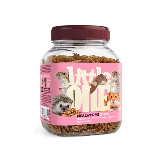 [4602533786015] Little One Snack Mealworms 70gm