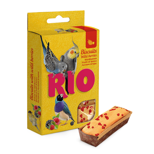 [4602533784400] RIO Biscuits for all Birds with Wild Berries 5x7gm