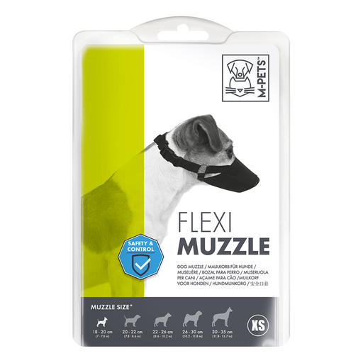 [6953182719335] M-PETS Flexi Muzzle XS