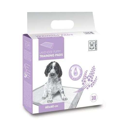 [6953182717805] M-PETS Lavender Training Pads 60x60cm 30 Pack