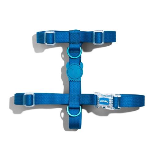 [7898582480975] Zee.Dog Neopro Blue H-Harness Medium