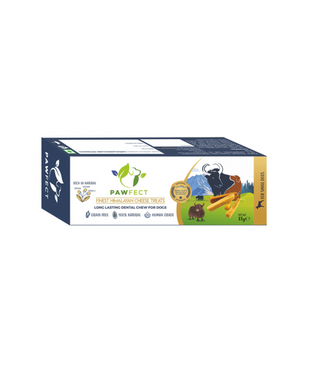 [8908012564225] Pawfect Himalayan Cheese Chew Small Bar 33gm
