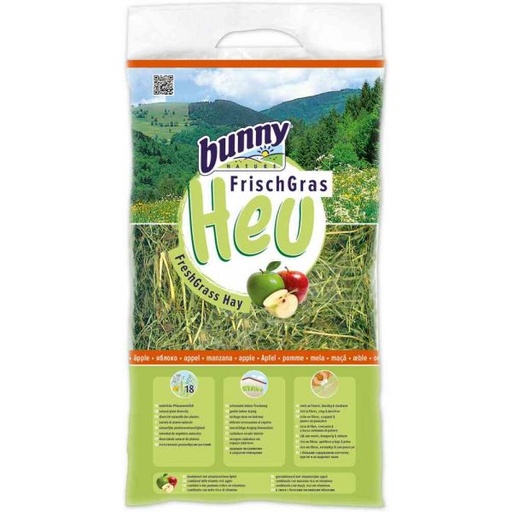 [14010] Bunny Nature FreshGrass Hay Apples 500gm
