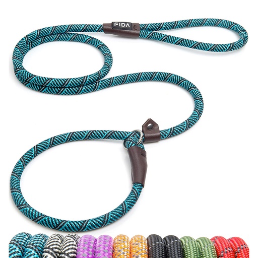 [1180] Fida Durable Lead Dog Training Leash 16Feet Blue