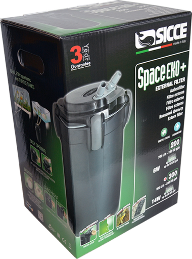 [SIEKO300E] Sicce SPACE EKO+ 300 External Canister Filter 900 l/h