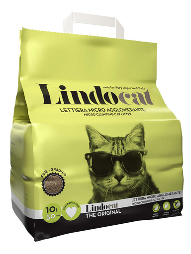 [LI1PACLC-CR10LCTO] LindoCat Natural Bentonite The Original Fragrance Free 10L
