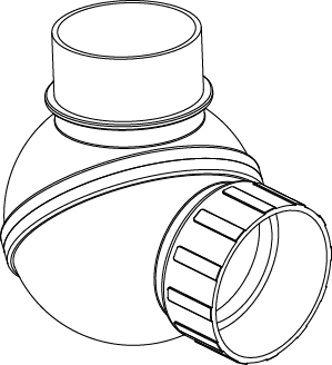 [SISTR0027] Sicce Eko Power Spherical valve 1"1/2 M/F ring nut+O-ring