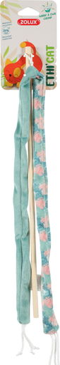 [ZL580744] Zolux Ethicat Leaf Ribbon Wand Toy