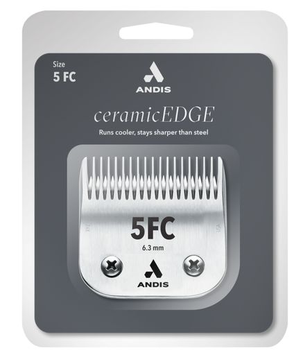 [AN72635] Andis CeramicEdge Detachable Blade 5FC / 6.3mm for Pet Animal Clippers