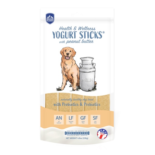 [12416] Himalayan Pet Supply Yogurt Sticks Peanut Butter 4.8oz