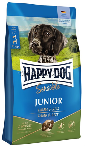[HPP61014] Happy Dog Sensible Junior Lamb & Rice 4kg