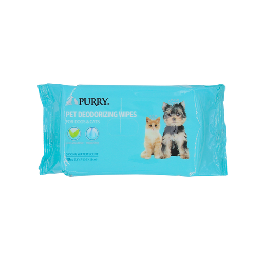 [PC-PG-3192] PURRY Pet Wipes with Spring Water Scent 16x18cm 80cts