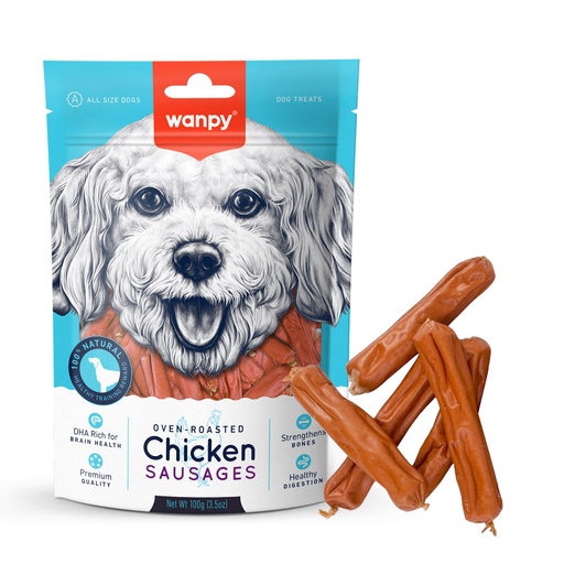 [SA-01H] Wanpy Chicken Sausages 100gm