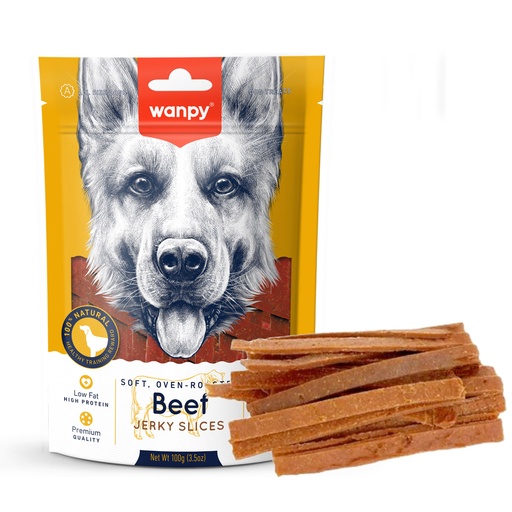 [MA-04S] Wanpy Soft Beef Jerky Slices 100gm