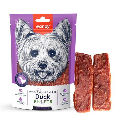 [DA-12S] Wanpy Soft Duck Fillets 100gm