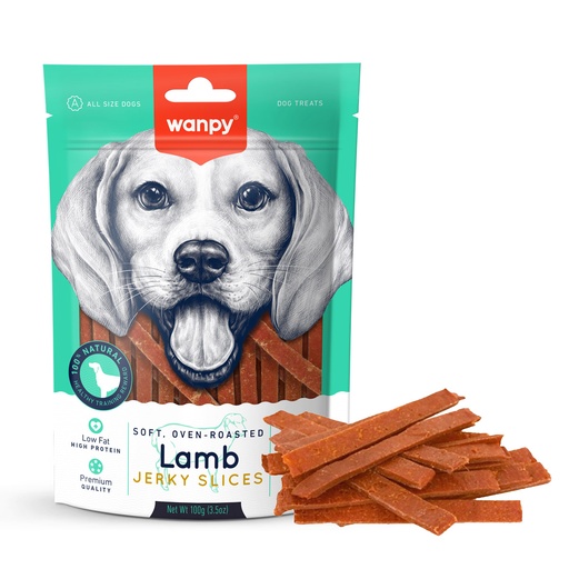 [LA-03S] Wanpy Soft Lamb Jerky Slices 100gm