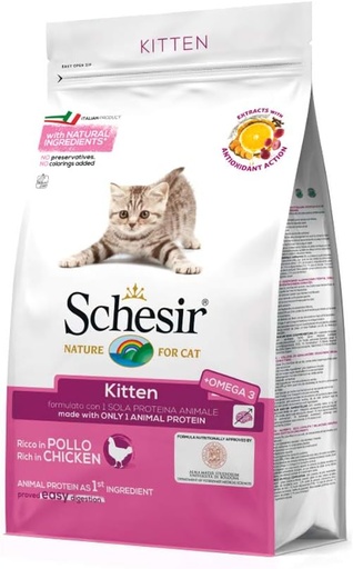 [C02044712] Schesir Kitten Dry Food with Chicken For Kitten 400gm