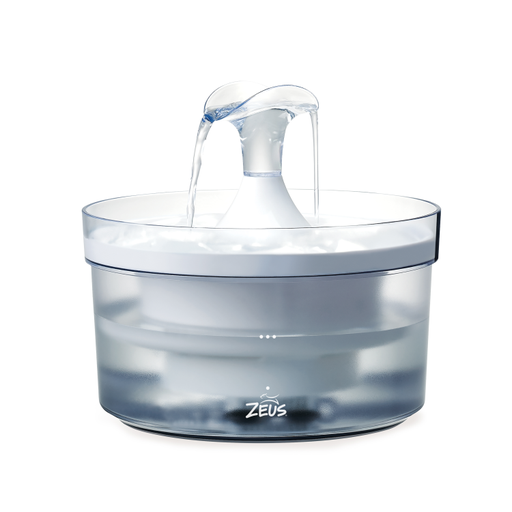 [HA91411] Zeus Fresh & Clear Dog Drinking Fountain with Waterfall Spout