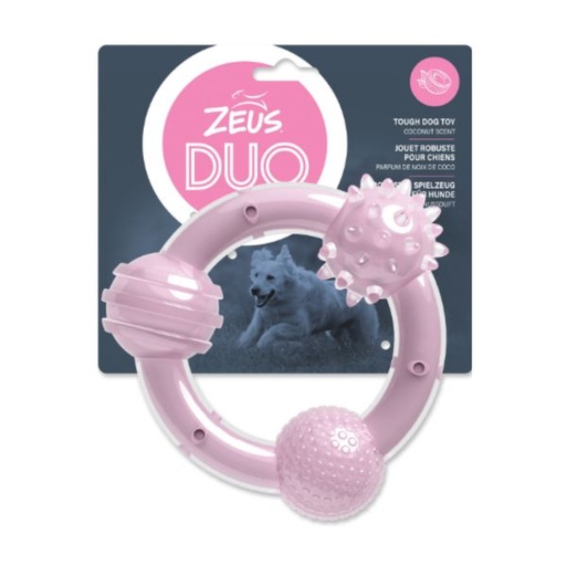 [HA96278] Zeus Duo Tri-Ring, 15cm, Lilac, Coconut Scent
