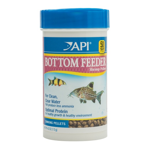 [AI841B] API Bottom Feeder Pellets with Shrimp 4oz /113gm Aquarium Fish Food