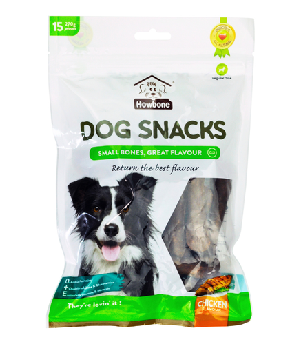 [HB03037] Howbone Dog Snack Small Bone Chicken 15pcs 270gm