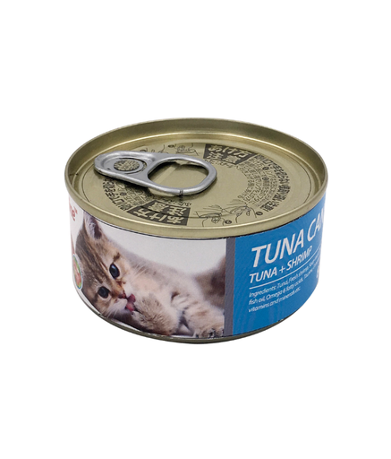[6970117123203] Bioline Cat Tuna & Shrimp Can 80gm