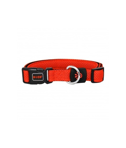 [DCA102-S8L] Doco Puffy Mesh Collar Orange Large