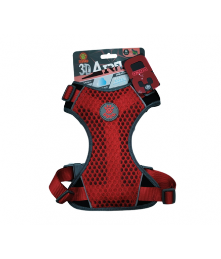 [DCA313-14L] DOCO Super Comfortable 3D Foam Harness Red Large