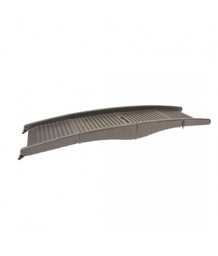 [LR121000] Duvo+ Car Ramp Plastic Easy Step Up To 50kg - Grey 43 X 40 X 26cm
