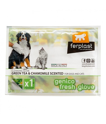 [85320600] Ferplast Genico Fresh Pet Cleaning Glove 16x23cm