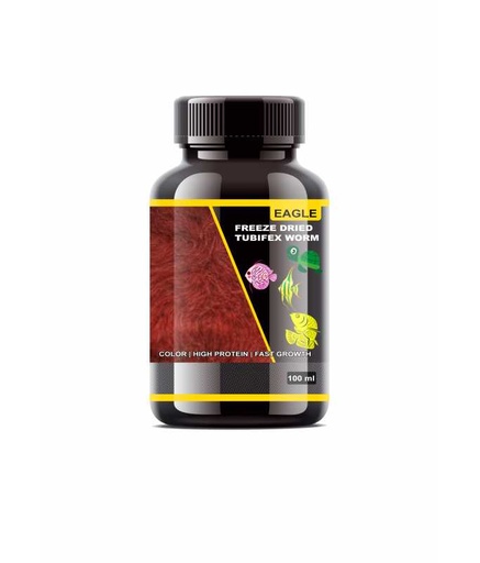 [8904406372018] Horizone Eagle Freeze Dried Tubifex Worms - 100 Ml