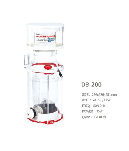 [BYPSDB-200] Boyu DB Series Protein Skimmer 1200L/H