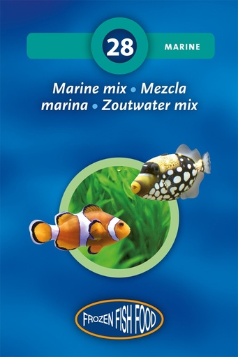 [3F90162] 3F & Ruto Frozen Marine Mix Blister Frozen Fish Food 95gm