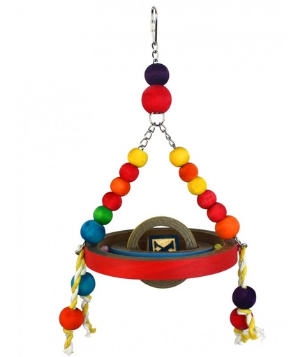 [BTLB03023] Pado Disc Shape Hanging Bird Toy - 35 X 15 Cm