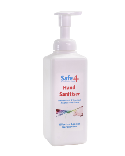 [SFVHSAN-600ML] Safe 4 Virucidal Foam Hand Sanitiser 600ml