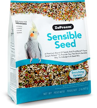 [ZU46020] Zupreem Sensible Seed Medium Birds 2LB / 0.91kg