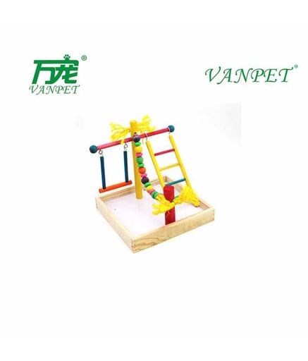 [BTLB03055] Vanpet Bird Playground with Ladder 23x23x23cm