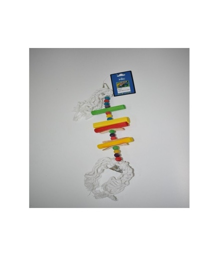 [BTLB0065] VanPet Bird Toy Natural And Clean 065 -With Bell - 30x8 Cm