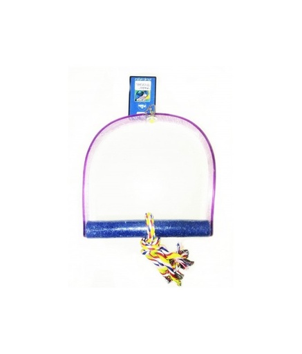 [BTLB00466-L] VanPet D Shape Swing Toy For Large Birds 35cm