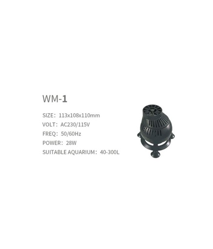 [BYWM-1] Boyu WM-Series Flow Pump Wave Maker 28W / 40-300L / 113x108x110mm