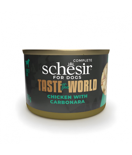 [SCINV22115203] Schesir Taste The World Dog Wholefood Chicken With Carbonara150gm