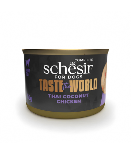 [SCINV22115503] Schesir Taste The World Dog Wholefood Thai Coconut Chicken 150gm