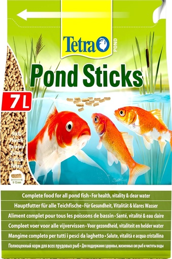 [T483] Tetra Pond Food Sticks 7L / 780G