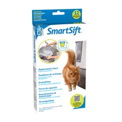 [HA50541] Catit Smartsift Replacement Liners for Cat Litter Pan Base Pack of 12
