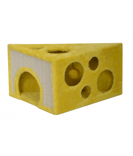 [HY7090] Catry Cat House with Scratcher LWH 42x36x26cm
