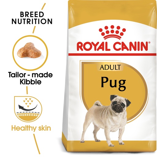 [RO255740] Royal Canin BHN Breed Health Nutrition Pug Adult Dog Food 7.5kg
