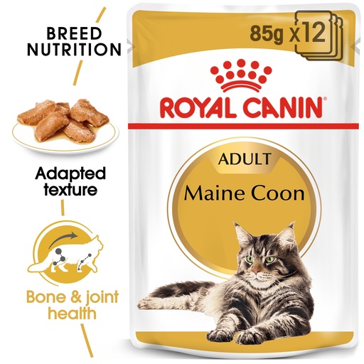 [RO240790] Royal Canin FBN Feline Breed Nutrition Maine Coon Wet Cat Food 12x85gm