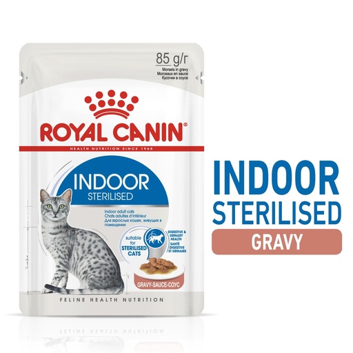 [RO288010] Royal Canin FHN Feline Health Nutrition Indoor Wet Cat Food 12x85gm