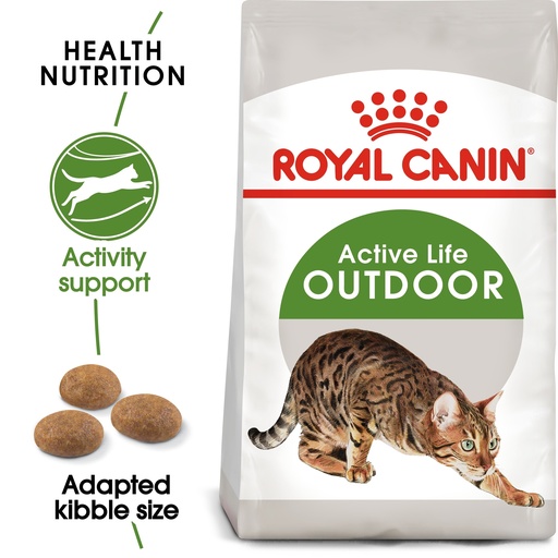 [RO229450] Royal Canin FHN  Feline Breed Nutrition Outdoor Cat Food 2kg
