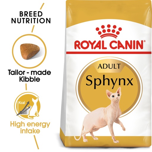 [RO201020] Royal Canin FBN Feline Breed Nutrition Sphynx Cat Food 2kg